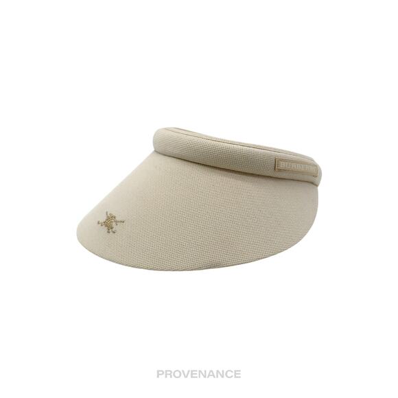 ? Burberry Knight Logo Golf Visor - Chalk Nova Check main image 6